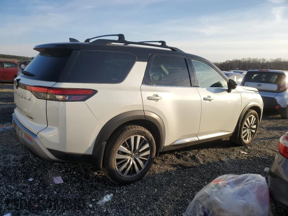 2022 Nissan Pathfinder Platinum с VIN 5N1DR3DH9NC227536, выставлен на аукционе Copart как лот 82574524 с пробегом 65 706 миль миль и Чистый • Clean title. История ставок и продаж доступна на DreamBid. Изображение 3.