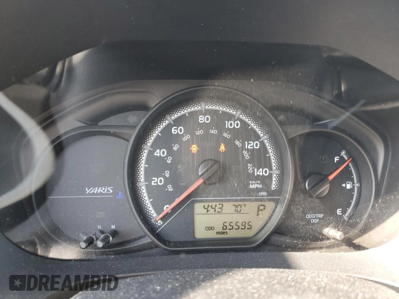 2015 Toyota Yaris L with VIN VNKJTUD33FA019160, listed as a Copart auction lot 54369235 with 65,595 mi miles and Salvage Title. Bid and sale history available at carsss.com. Image 9.