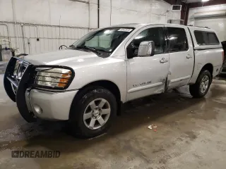 2007 Nissan Titan LE с VIN 1N6AA07B67N234257, выставлен на аукционе Copart как лот 49142975 с пробегом 129 824 миль миль и Списание • Salvage title. История ставок и продаж доступна на DreamBid. Изображение 1.