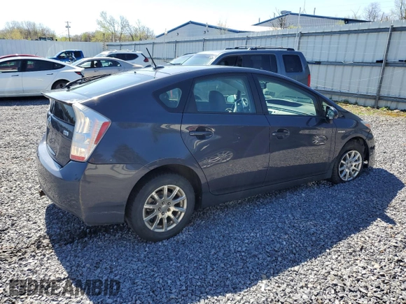2011 Toyota Prius I with VIN JTDKN3DU3B0278581, listed as a Copart auction lot 54881605 with 309,046 mi miles and Salvage Title. Bid and sale history available at carsss.com. Image 3.