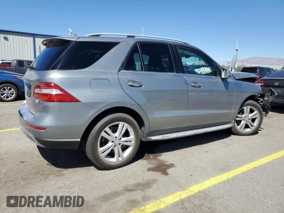 2015 Mercedes-Benz M 350 with VIN 4JGDA5JB3FA596246, listed as a Copart auction lot 51526425 with 96,578 mi miles and Salvage Title. Bid and sale history available at DreamBid. Image 3.