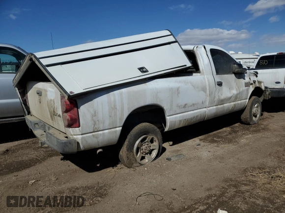 2009 Dodge Ram 2500 ST with VIN 3D7KS26T29G537628, listed as a Copart auction lot 45508435 with 164,620 mi miles and Salvage Title. Bid and sale history available at carsss.com. Image 3.