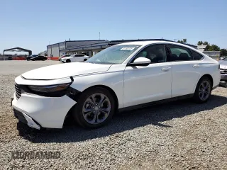 2024 Honda Accord EX with VIN 1HGCY1F38RA086843, listed as a Copart auction lot 61180705 with 15,438 mi miles and Salvage title. Bid and sale history available at DreamBid. Image 1.