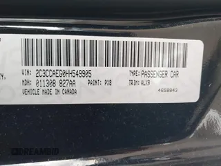 2017 Chrysler 300 C with VIN 2C3CCAEG0HH549905, listed as a IAAI auction lot 41668354 with 95,146 mi miles and . Bid and sale history available at DreamBid. Image 9.