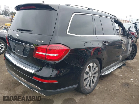 2019 Mercedes-Benz GLS 450 with VIN 4JGDF6EE4KB225810, listed as a IAAI auction lot 41883110 with Not Provided miles and . Bid and sale history available at DreamBid. Image 4.