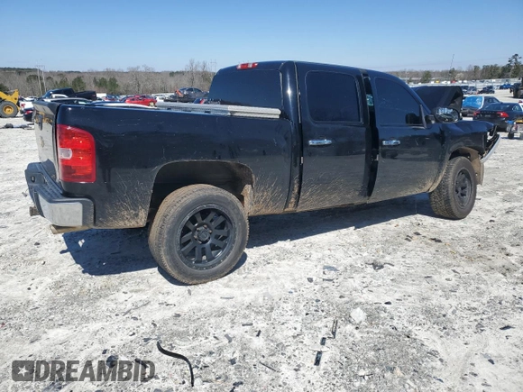 2013 Chevrolet Silverado 1500 LT with VIN 3GCPKSE76DG380523, listed as a Copart auction lot 46894615 with 0 mi miles and Salvage Title. Bid and sale history available at carsss.com. Image 3.