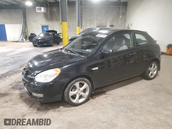 2010 Hyundai Accent SE with VIN KMHCN3AC8AU181637, listed as a Copart auction lot 63095135 with 195,945 mi miles and Salvage title. Bid and sale history available at DreamBid. Image 1.
