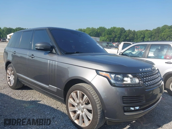 2015 Land Rover Range Rover Supercharged z VIN SALGS2TF1FA229559, wystawiony jako IAAI lot #42484025 z przebiegiem 90 383 mil mil oraz . Historia ofert i sprzedaży dostępna na DreamBid. Obrazek 1.