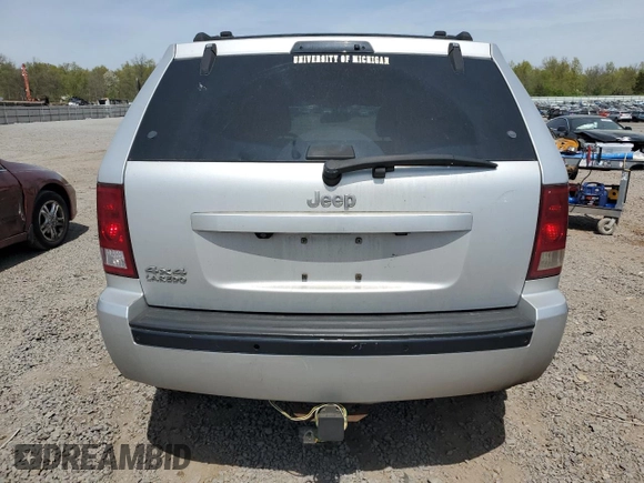 2007 Jeep Grand Cherokee Laredo z VIN 1J8GR48K77C658109, wystawiony jako Copart lot #54685615 z przebiegiem 183 692 mil mil oraz Szkoda całkowita • Salvage title. Historia ofert i sprzedaży dostępna na DreamBid. Obrazek 6.