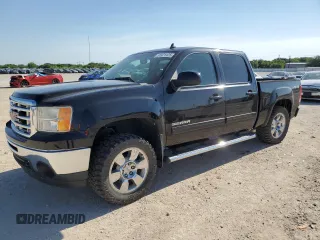 2010 GMC Sierra 1500 SLT with VIN 3GTRKWE35AG103337, listed as a Copart auction lot 56921425 with Not provided miles and Salvage title. Bid and sale history available at DreamBid. Image 1.
