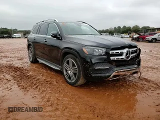 2021 Mercedes-Benz GLS 450 with VIN 4JGFF5KE0MA360668, listed as a Copart auction lot 81257914 with 33,939 mi miles and Salvage Title. Bid and sale history available at DreamBid. Image 12.