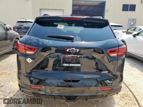 2025 Chevrolet Blazer RS с VIN 3GNKBKRS7SS161483, выставлен на аукционе Copart как лот 53404285 с пробегом 6 миль миль и Чистый • Clean title. История ставок и продаж доступна на DreamBid. Изображение 6.