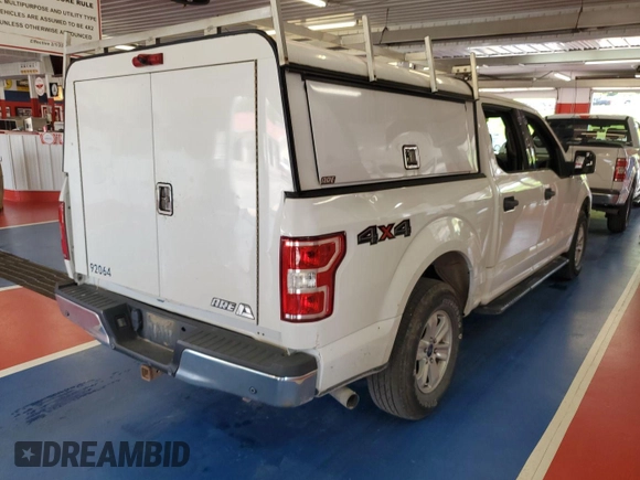 2018 Ford F-150 XL with VIN 1FTEW1EG1JFB41626, listed as a IAAI auction lot 42679343 with 157,482 mi miles and . Bid and sale history available at DreamBid. Image 10.