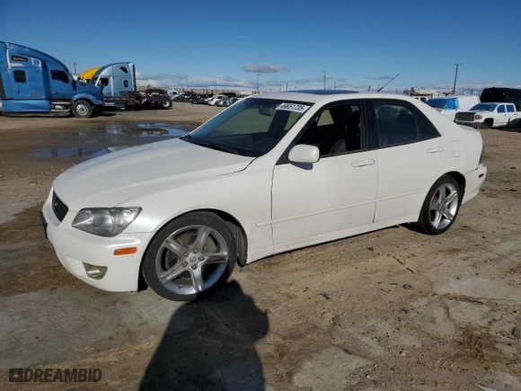 2005 Lexus IS 300 Sport with VIN JTHBD192X50096068, listed as a Copart auction lot 49651735 with 246,485 mi miles and Salvage Title. Bid and sale history available at carsss.com. Image 1.