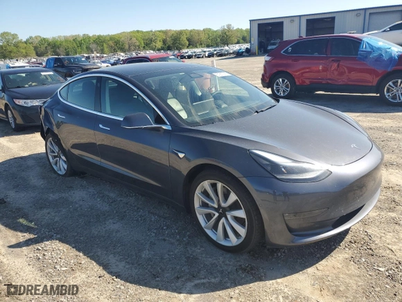 2020 Tesla Model 3 Long Range with VIN 5YJ3E1EB5LF588952, listed as a Copart auction lot 51217975 with 43,116 mi miles and Salvage Title. Bid and sale history available at carsss.com. Image 4.