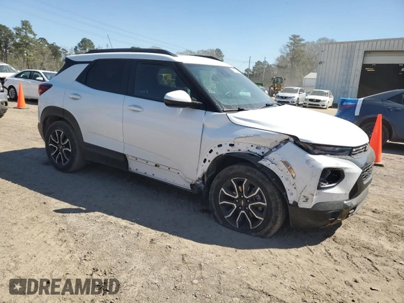 2022 Chevrolet TrailBlazer ACTIV with VIN KL79MVSL8NB132271, listed as a Copart auction lot 48526165 with 30,512 mi miles and Salvage Title. Bid and sale history available at carsss.com. Image 4.