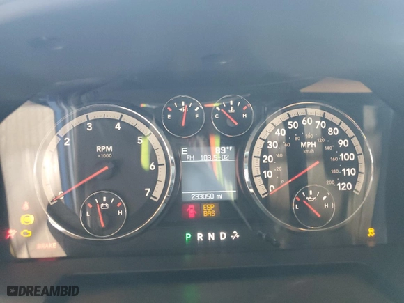 2009 Dodge Ram 1500 SLT with VIN 1D3HV18T79S706755, listed as a Copart auction lot 72408604 with 233,050 mi miles and Salvage Title. Bid and sale history available at carsss.com. Image 9.