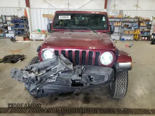 2021 Jeep Wrangler Unlimited Willys with VIN 1C4HJXDN9MW680787, listed as a Copart auction lot 53490605 with 65,122 mi miles and Salvage Title. Bid and sale history available at DreamBid. Image 5.
