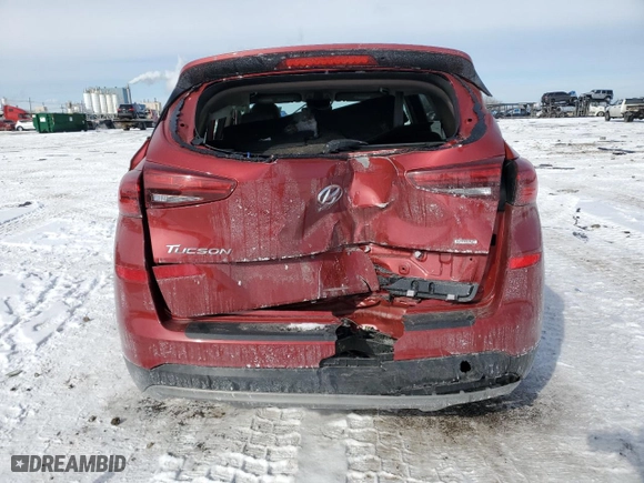 2021 Hyundai Tucson Limited with VIN KM8J3CAL1MU357462, listed as a Copart auction lot 45102205 with 20,171 mi miles and Salvage Title. Bid and sale history available at carsss.com. Image 6.