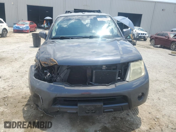 2010 Nissan Pathfinder SE with VIN 5N1AR1NB9AC600845, listed as a Copart auction lot 57846565 with 199,399 mi miles and Salvage title. Bid and sale history available at DreamBid. Image 5.