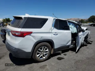 2018 Chevrolet Traverse LS with VIN 1GNERFKW3JJ256247, listed as a Copart auction lot 66108344 with 0 mi miles and Salvage Title. Bid and sale history available at carsss.com. Image 3.