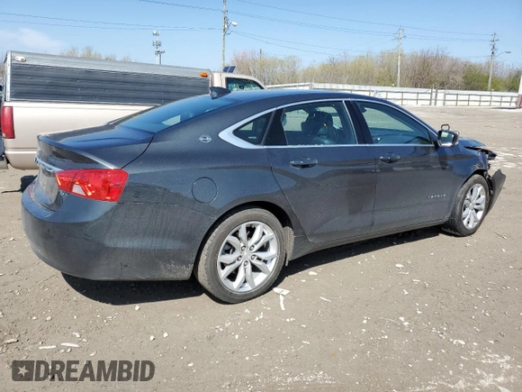 2018 Chevrolet Impala LT with VIN 2G1105S32J9145436, listed as a Copart auction lot 52576065 with 78,112 mi miles and Salvage Title. Bid and sale history available at DreamBid. Image 3.