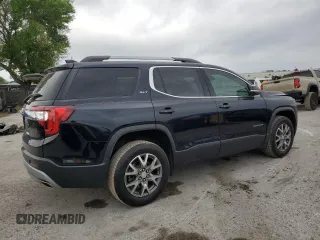 2021 GMC Acadia SLT with VIN 1GKKNMLS8MZ176038, listed as a Copart auction lot 48454145 with 86,822 mi miles and Salvage Title. Bid and sale history available at carsss.com. Image 3.