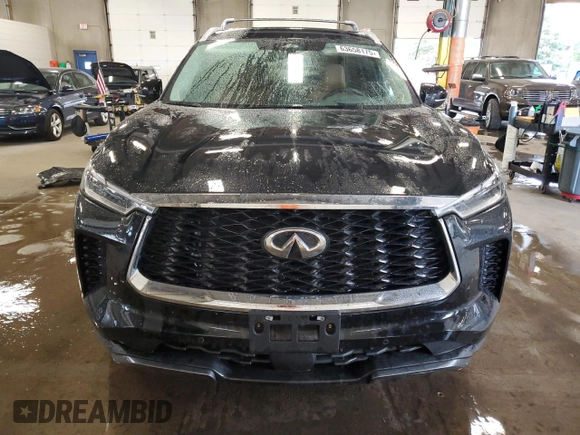 2023 Infiniti QX60 Sensory with VIN 5N1DL1GSXPC353775, listed as a Copart auction lot 63658175 with 24,658 mi miles and Salvage title. Bid and sale history available at DreamBid. Image 5.