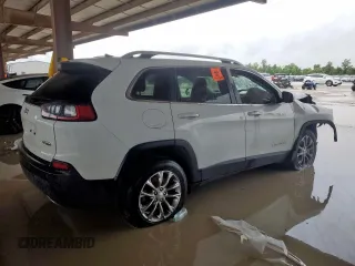 2020 Jeep Cherokee Lux with VIN 1C4PJLLX8LD525066, listed as a Copart auction lot 59350035 with 53,640 mi miles and Salvage title. Bid and sale history available at DreamBid. Image 3.