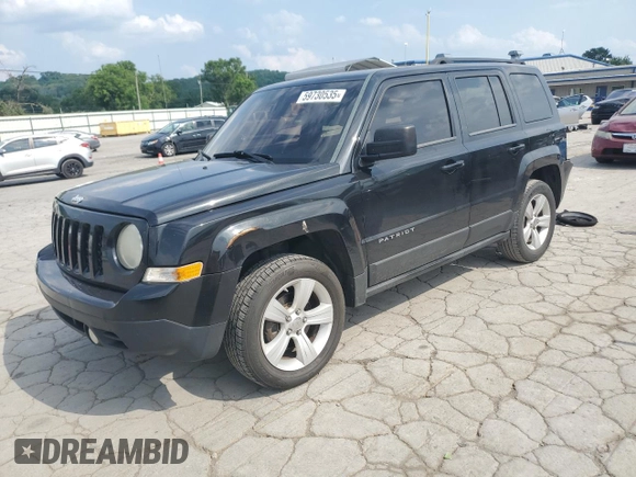 2011 Jeep Patriot Sport with VIN 1J4NT1GA7BD102547, listed as a Copart auction lot 59730535 with 183,900 mi miles and Salvage title. Bid and sale history available at DreamBid. Image 1.