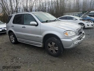 2005 Mercedes-Benz M-Class 3.7L with VIN 4JGAB57E35A541490, listed as a Copart auction lot 43761635 with 0 mi miles and Salvage Title. Bid and sale history available at carsss.com. Image 4.