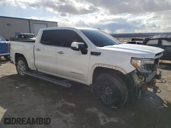 2020 GMC Sierra 1500 Denali with VIN 3GTU9FEL5LG351998, listed as a Copart auction lot 49168395 with 40,245 mi miles and Salvage Title. Bid and sale history available at DreamBid. Image 4.