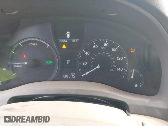 2010 Lexus RX 450h with VIN JTJBC1BA3A2025070, listed as a IAAI auction lot 42712146 with 138,015 mi miles and . Bid and sale history available at DreamBid. Image 7.
