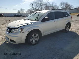2013 Dodge Journey SE with VIN 3C4PDCAB8DT501120, listed as a Copart auction lot 47046265 with 224,693 mi miles and Salvage Title. Bid and sale history available at carsss.com. Image 1.