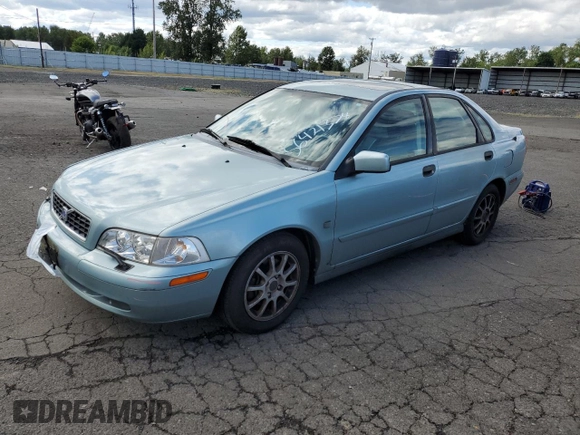 2003 Volvo S40 with VIN YV1VS295X3F949545, listed as a Copart auction lot 56421374 with 123,142 mi miles and Salvage Title. Bid and sale history available at carsss.com. Image 1.