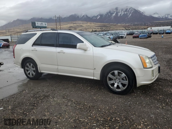 2008 Cadillac SRX with VIN 1GYEE63A280100878, listed as a Copart auction lot 43991375 with 157,092 mi miles and Salvage Title. Bid and sale history available at carsss.com. Image 4.