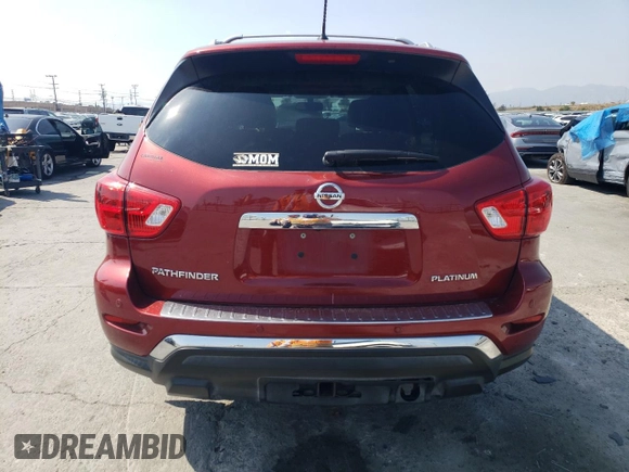 2017 Nissan Pathfinder SV z VIN 5N1DR2MNXHC639680, wystawiony jako Copart lot #54716355 z przebiegiem 110 093 mil mil oraz Szkoda całkowita • Salvage title. Historia ofert i sprzedaży dostępna na DreamBid. Obrazek 6.