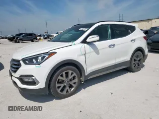 2017 Hyundai Santa Fe Ultimate with VIN 5XYZWDLA7HG456469, listed as a Copart auction lot 53382555 with 117,293 mi miles and Salvage title. Bid and sale history available at DreamBid. Image 1.