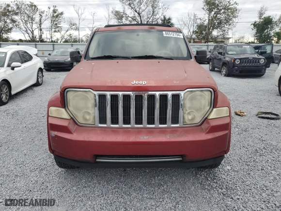 2008 Jeep Liberty Limited with VIN 1J8GP58K88W258264, listed as a Copart auction lot 86512194 with 206,675 mi miles and Clean Title. Bid and sale history available at carsss.com. Image 5.