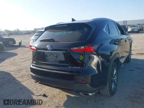 2017 Lexus NX 200t with VIN JTJYARBZ5H2061311, listed as a IAAI auction lot 41992457 with 28,748 mi miles and . Bid and sale history available at DreamBid. Image 4.