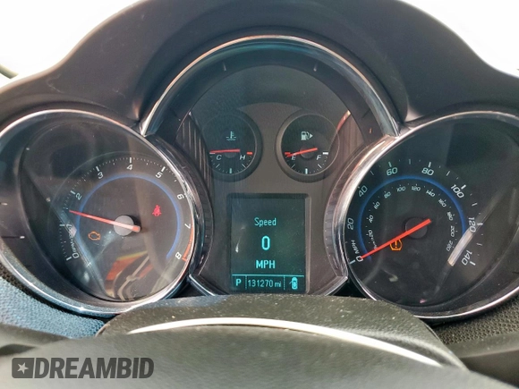 2012 Chevrolet Cruze 2LT with VIN 1G1PG5SC3C7306371, listed as a Copart auction lot 52757885 with 131,270 mi miles and Salvage Title. Bid and sale history available at DreamBid. Image 9.