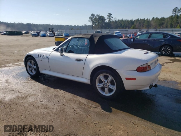 2001 BMW Z3 2.5 z VIN WBACN33461LM02519, wystawiony jako Copart lot #46251135 z przebiegiem 140 328 mil mil oraz Szkody całkowita. Historia ofert i sprzedaży dostępna na DreamBid. Obrazek 2.