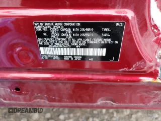 2021 Toyota Venza LE with VIN JTEAAAAH2MJ066721, listed as a Copart auction lot 37500063 with 22,525 mi miles. Bid and sale history available at carsss.com. Image 13.