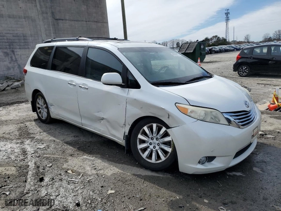 2012 Toyota Sienna XLE AAS with VIN 5TDYK3DC6CS229352, listed as a Copart auction lot 48439875 with 189,944 mi miles and Salvage Title. Bid and sale history available at carsss.com. Image 4.
