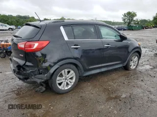 2012 Kia Sportage SX with VIN KNDPCCA60C7280931, listed as a Copart auction lot 60897545 with 136,903 mi miles and Salvage title. Bid and sale history available at DreamBid. Image 3.