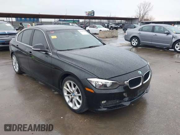 2015 BMW 3 Series 320i with VIN WBA3B1G5XFNT02032, listed as a IAAI auction lot 41581535 with 170,114 mi miles. Bid and sale history available at carsss.com. Image 1.