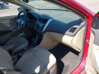 2012 Hyundai Accent GLS with VIN KMHCT4AE2CU186753, listed as a IAAI auction lot 41813259 with 226,987 mi miles. Bid and sale history available at carsss.com. Image 5.