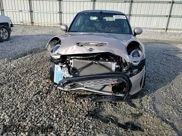 2024 MINI Convertible Cooper S with VIN WMW43DL02R3R80576, listed as a Copart auction lot 88498775 with 7,449 mi miles and Salvage title. Bid and sale history available at DreamBid. Image 14.