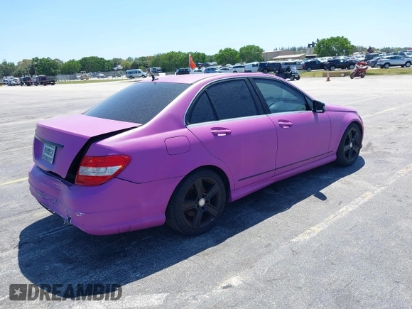 2010 Mercedes-Benz C 300 Sport with VIN WDDGF5EB2AF494967, listed as a IAAI auction lot 39210669 with Not provided miles and . Bid and sale history available at DreamBid. Image 4.