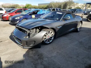 2017 Jaguar F-Type V6 with VIN SAJWA6ET4H8K41345, listed as a Copart auction lot 54149184 with 82,040 mi miles and . Bid and sale history available at DreamBid. Image 1.
